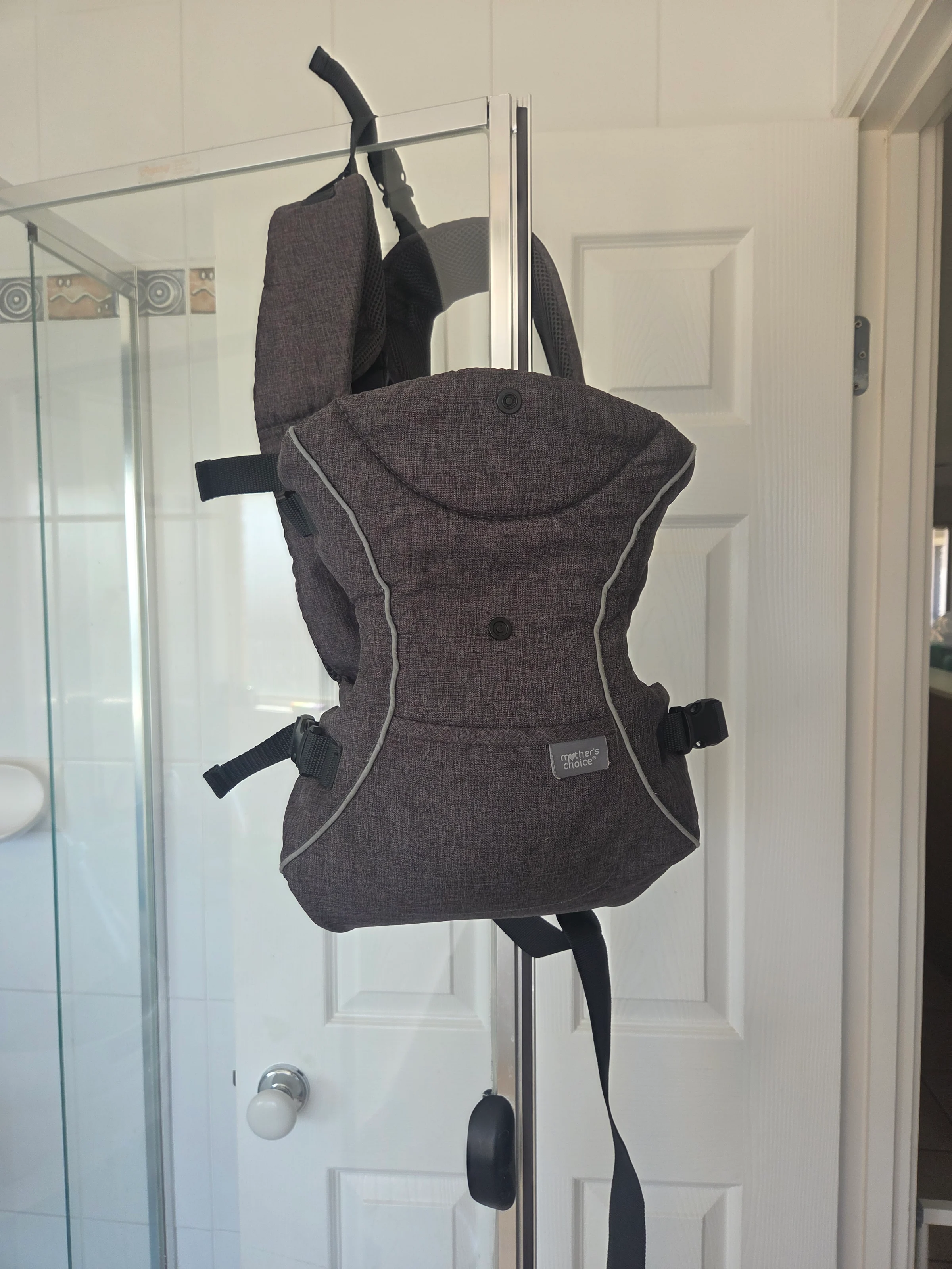 Various Baby Items - Mother's Choice Cub Baby Carrier Grey Denim
