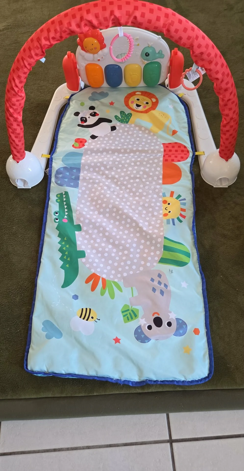 Baby Activity Play Gym & Kick Piano Mat