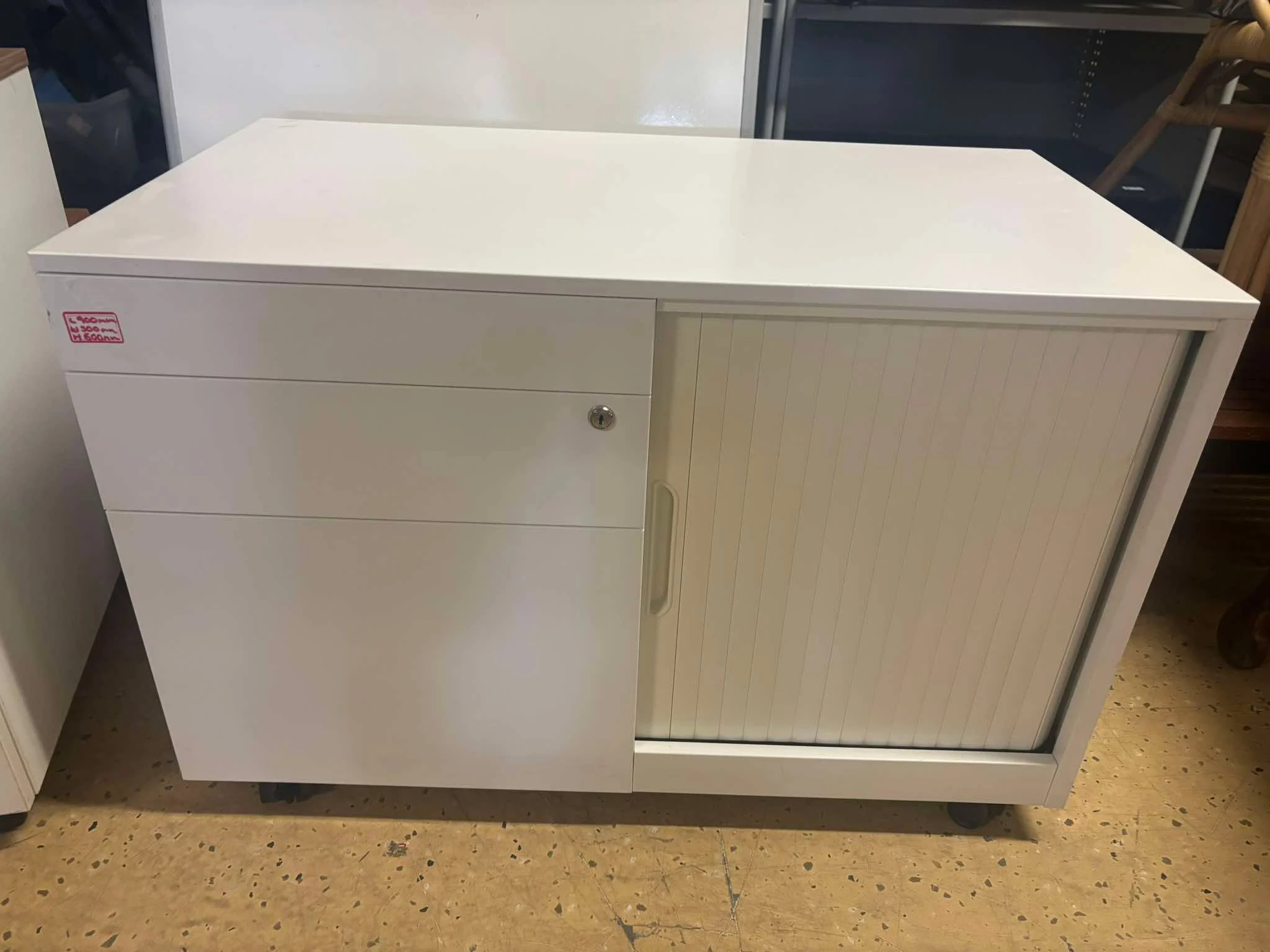 White Office Storage Unit with Draws and Cabinet. $100 each 20+