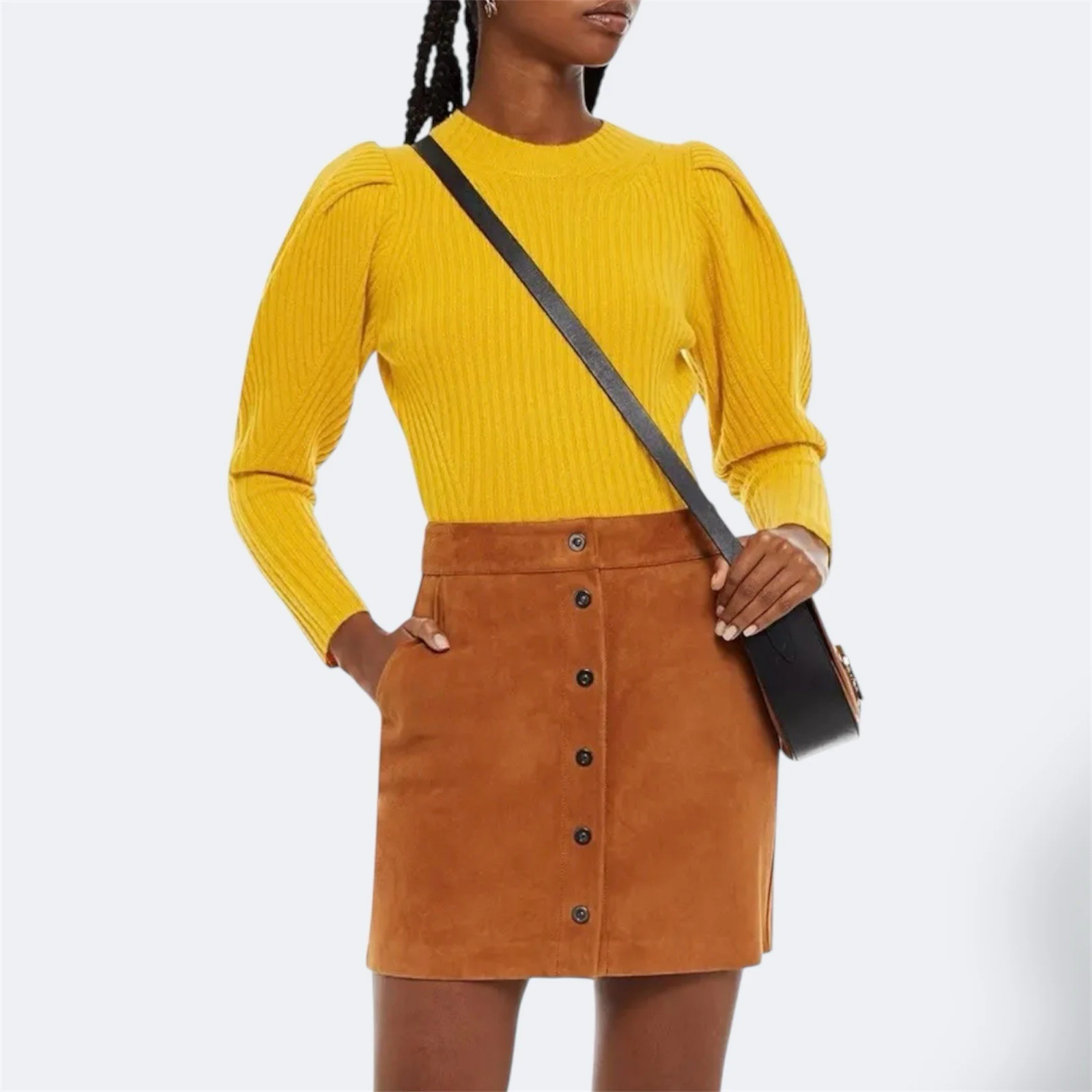 Zimmermann Ladybeetle Cashmere Sweater 0 / AU 8 / US 4 / S Wool Sleeves Mustard